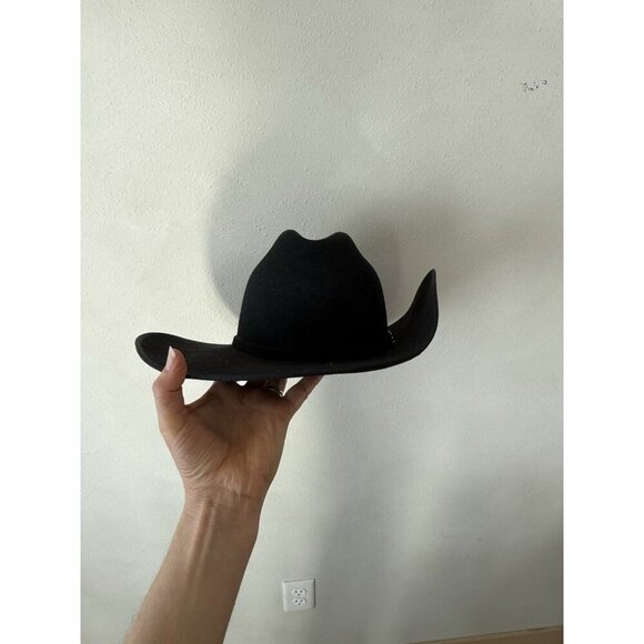 MHT Master Hatters of Texas Western Cowboy Hat Men’s Beaver Blend 7 1/2 60 Black